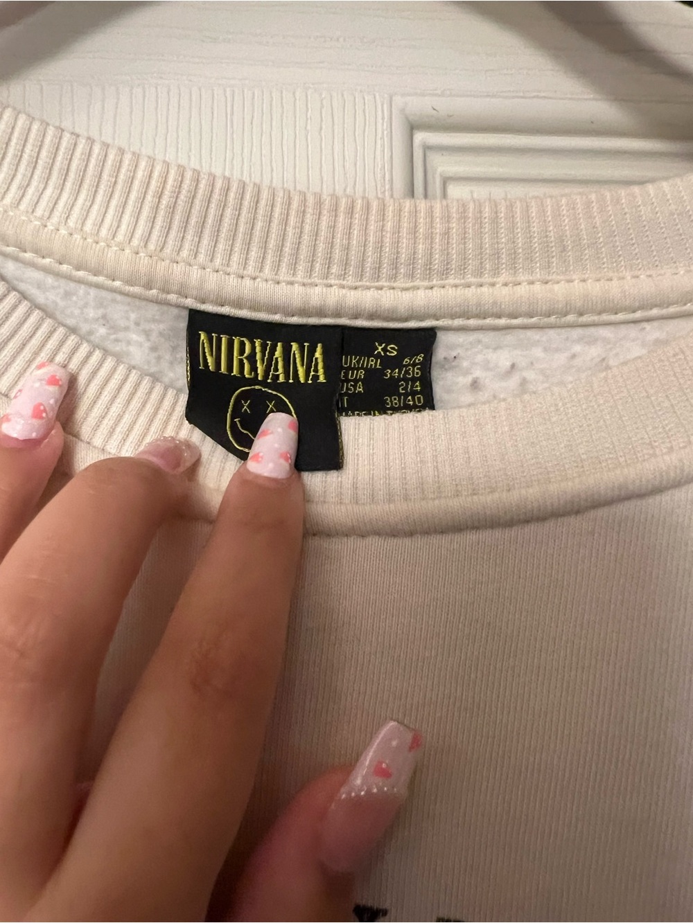 NIRVANA Off-White Crewneck Sweatshirt - Picture 7 of 7